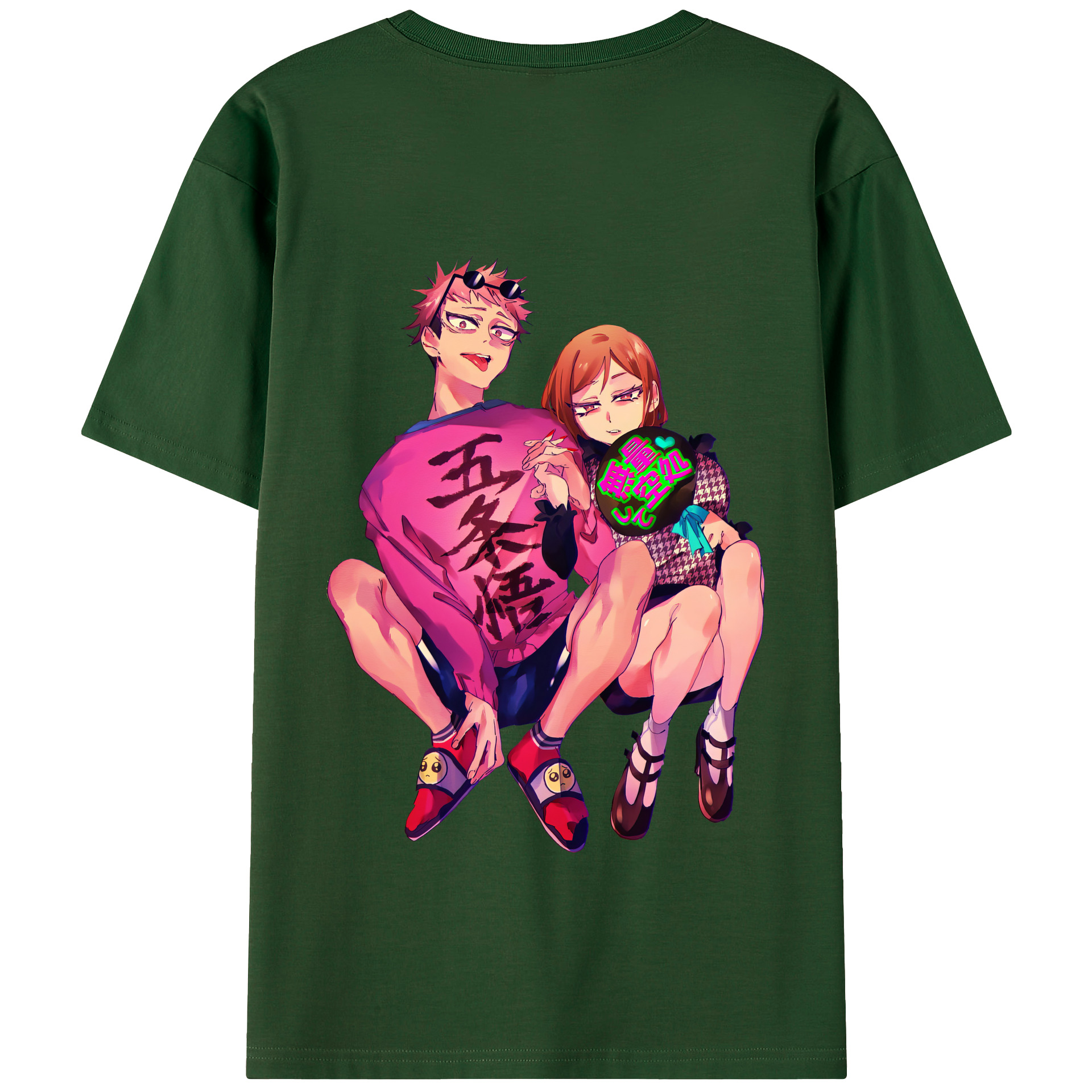 （画像用） 呪術廻戦 Jujutsu Kaisen 綿100％半袖Tシャツ（背面プリント）